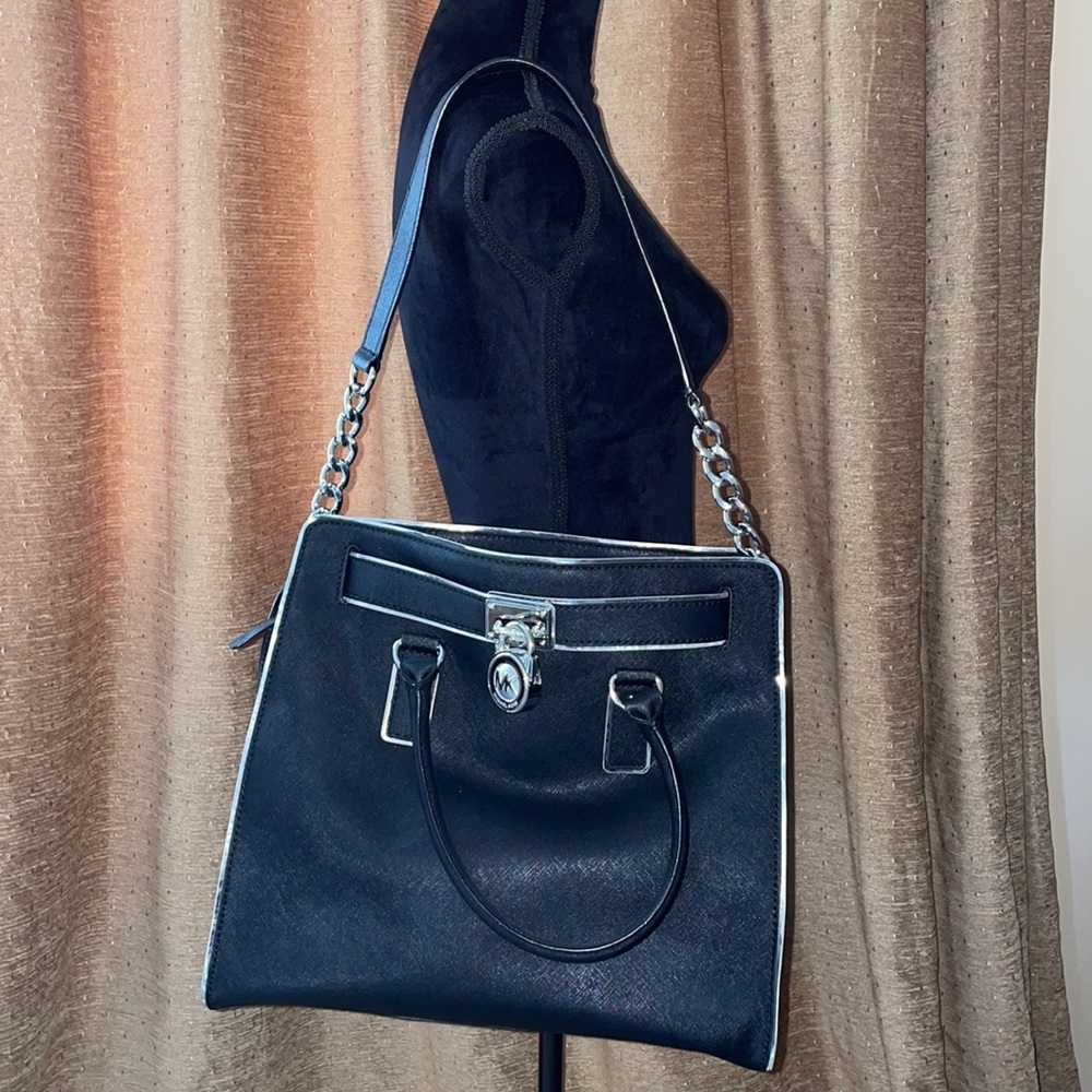 MICHAEL KORS HAMILTON LARGE SAFFIANO TOTE BAG